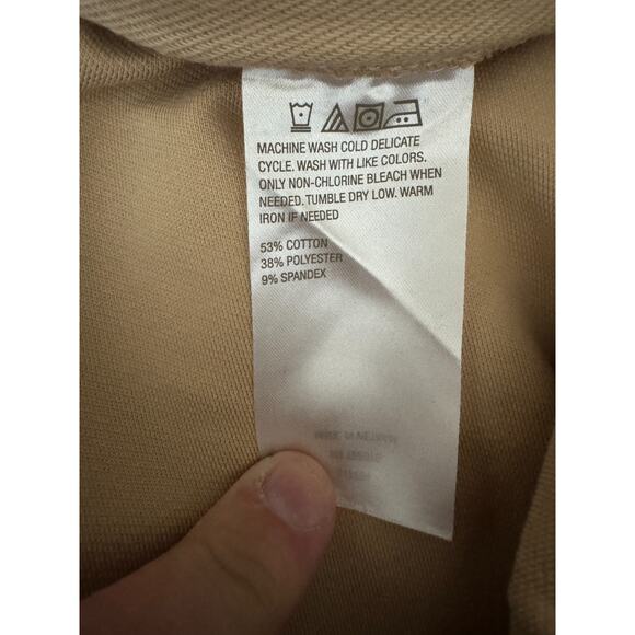 G by Giuliana Capucno Beige Ponte Knit Pull-On Pants Front Slits Women's 2X NWT - Picture 9 of 9